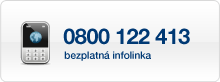 Bezplatná infolinka 0800 122 413