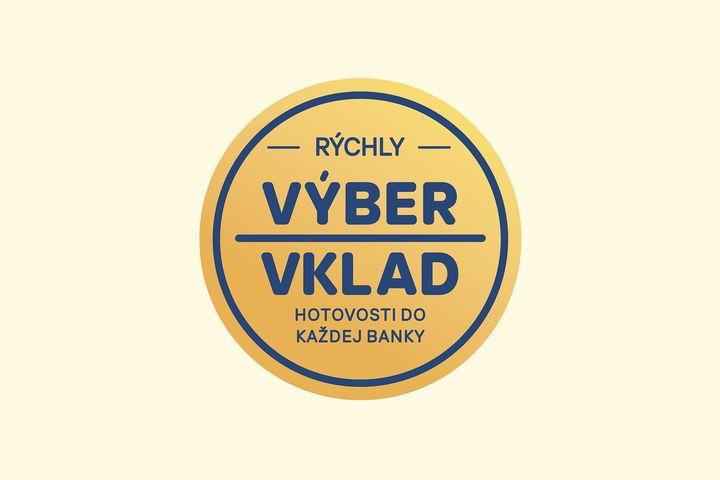 Logo pre služby Rýchly vklad a výber hotovosti od Slovenskej pošty