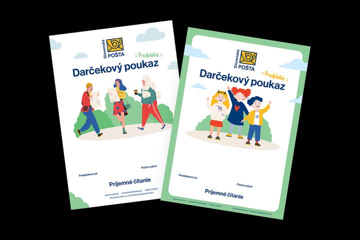 Darčekové poukazy na predplatné tlače